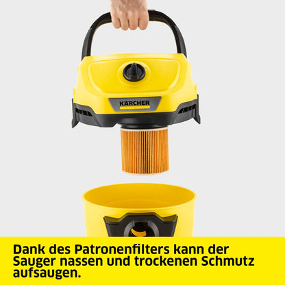 Kärcher WD 3 V-17/4/20 Nass-/Trockensauger, 1000 W, 17 l