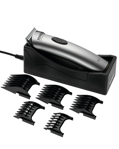 TONDEO ECO XP LITHIUM Profi Haarschneider SILVER. Silberner Haarschneider zum präzisen Schneiden von Kopfhaar.