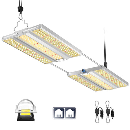 VIPARSPECTRA XS3000 Pro Pflanzenlampe – LED Vollspektrum: Rechteckiges LED-Panel für effiziente Pflanzenzucht in Innenräumen.