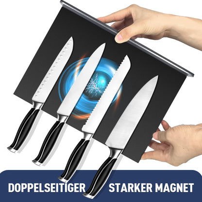 Rekehome Magnetischer Messerblock ohne Messer, Edelstahl, 30 cm