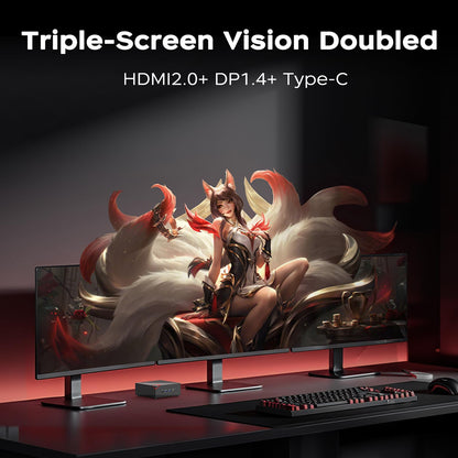 ACEMAGICIAN AM06 Pro Mini PC - AMD Ryzen 7 7730U, 16GB/512GB