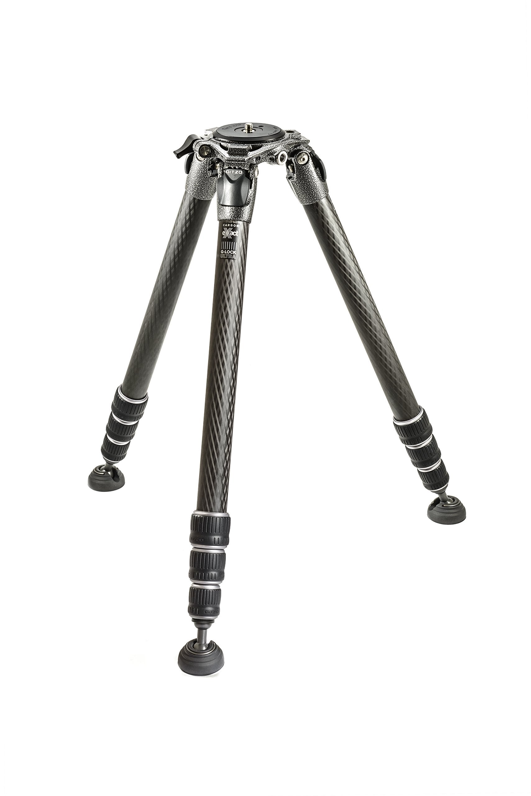 Gitzo GT3543LS Systematic Stativ. Carbon-Stativ Schwarz, 4 Segmente. Stabiles Tragestativ für Profifotografie.