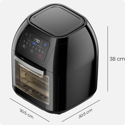 Chefman Multifunktionale Digitale Heissluftfritteuse XL 10L - Schwarz