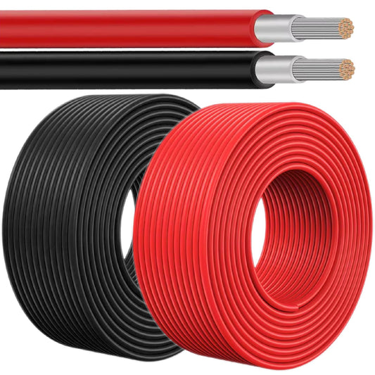 NAUC Solar Verlängerungskabel – Solarkabel 4mm² Schwarz 100m: Schwarzes 4mm² Solarkabel zur Verlängerung von Photovoltaikanlagen.