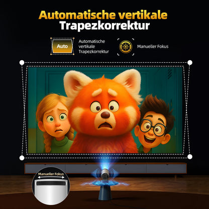 Smart Mini Beamer Tragbar Heimkino - Android 11 4K