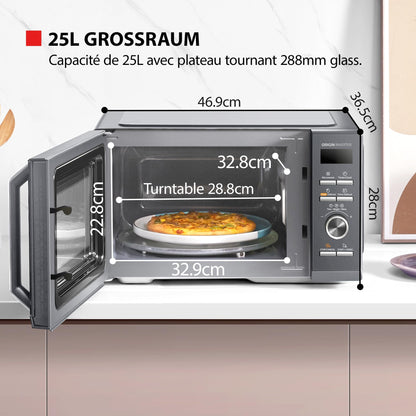 Toshiba MW3-AM25PFI(MG) Solo Mikrowelle - 25L Morandi-Grau