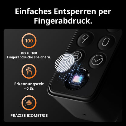 SwitchBot Smart Lock Pro WLAN Türschloss - Touchscreen Tastatur