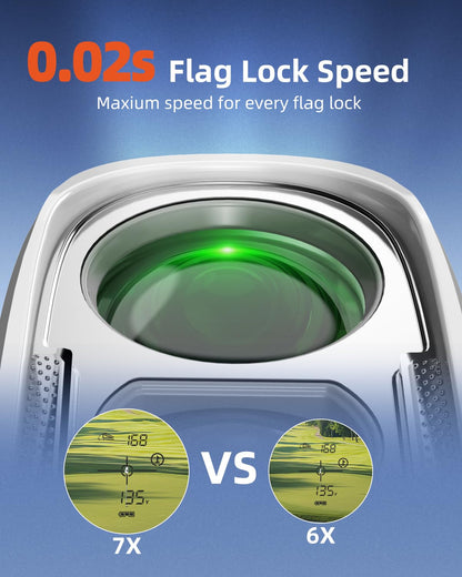 AOFAR GX6 Golf Laser Entfernungsmesser mit Slope und Flag-Lock