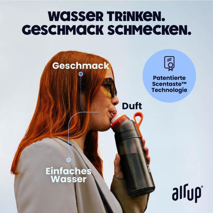 air up Twist Pro Starter Set Trinkflasche 600 ml Blueberry mit 5 Pods