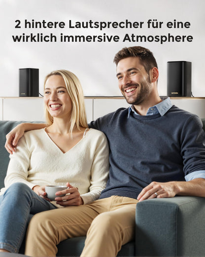ULTIMEA Skywave F40 Boom 5.1.2 Soundbar mit Dolby Atmos und Subwoofer
