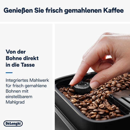 De'Longhi Magnifica Plus ECAM322.70.SB Kaffeevollautomat - Silber/Schwarz