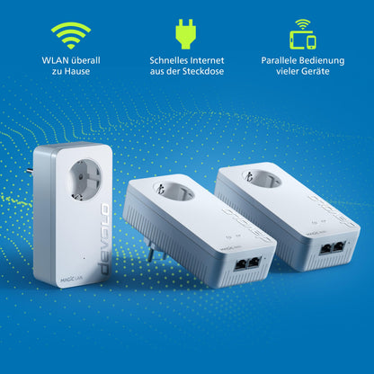 devolo Magic 2 WiFi next Multiroom Kit WLAN-Powerline - weiss