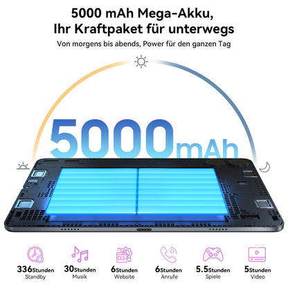 TABWEE T20 Tablet 10 Zoll mit Tastatur - Android 15