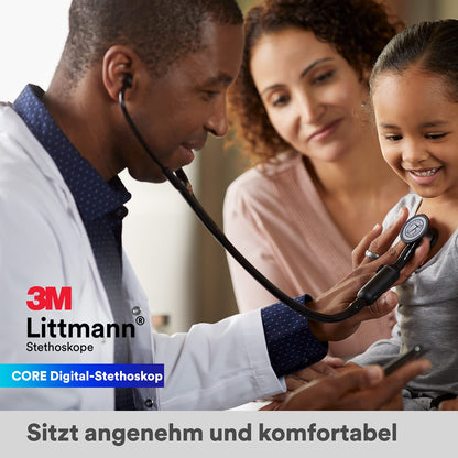 3M Littmann CORE Digital-Stethoskop 8572 - Hochglanz Regenbogen/Schwarz