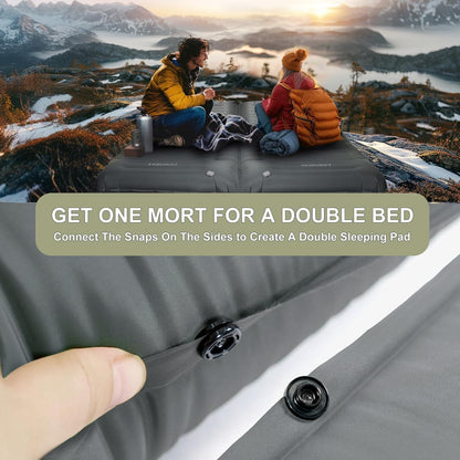 Origem Isomatte Camping Schlafmatte aufblasbar 14 cm mit Fusspumpe