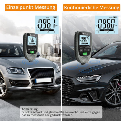 Neoteck Autolack-Schichtdickenmessgerät Handheld LCD