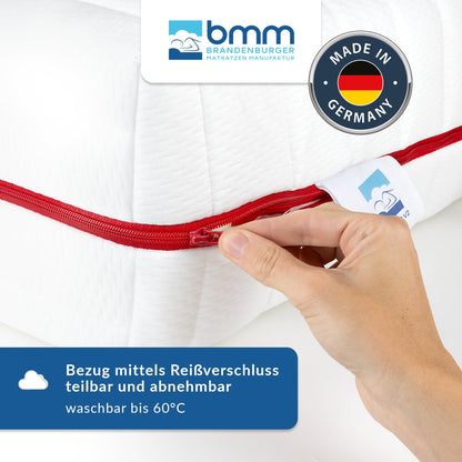 BMM Klassik 19 Kaltschaummatratze – 180x200 cm H5 Ultra fest