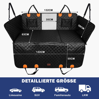 JOEJOY Hundedecke Auto Rückbank – Harte Unterseite