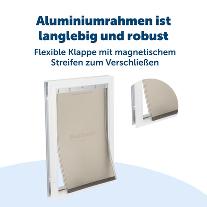 PetSafe Staywell Aluminium Haustiertüre XL – Energieeffizient