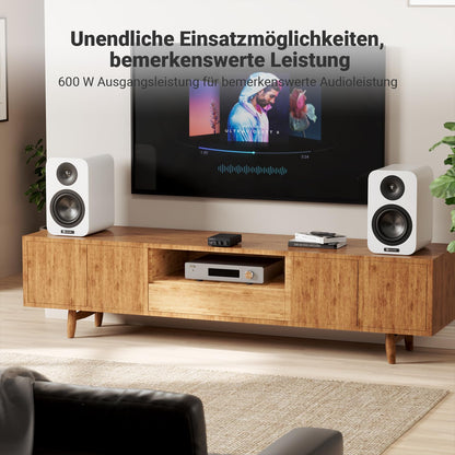 Fosi Audio TB10D 600W 2-Kanal Mini HiFi Stereo Verstärker