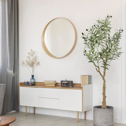 YOLEO Kunstpflanze Olivenbaum 150cm – realistisch für Innenraum