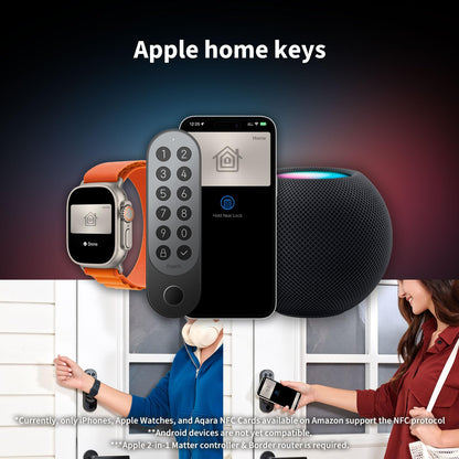 Aqara Smart Lock U200 Smartes Türschloss Fingerabdruck - Silber