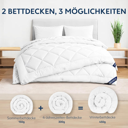 Dreamzie 4 Jahreszeiten Bettdecke - 240x220 2-teilig