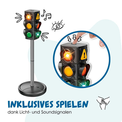 alldoro XXL-Verkehrsset Verkehrserziehung Kinder 60230