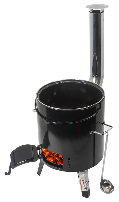 ACTIVA Gulaschkanone | Emaillierter Gulaschkessel - 14L