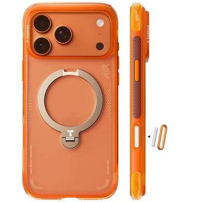 TORRAS Ostand Q3 Air Hülle für iPhone 17 Pro Max, Orange