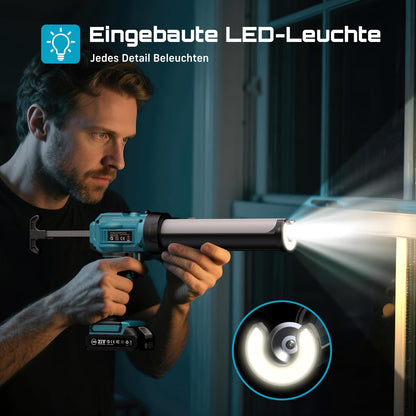 Seesii CG120P Akku-Kartuschenpistole für 300 ml Kartuschen, blau