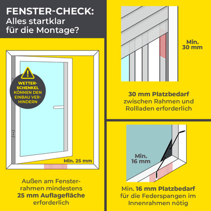 EASYmaxx Insect Protect Teleskop-Insektenschutzgitter Fenster, 4er-Set