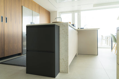 ARREGUI Basic CR606-B Mülltrennsystem - 4 Fächer schwarz