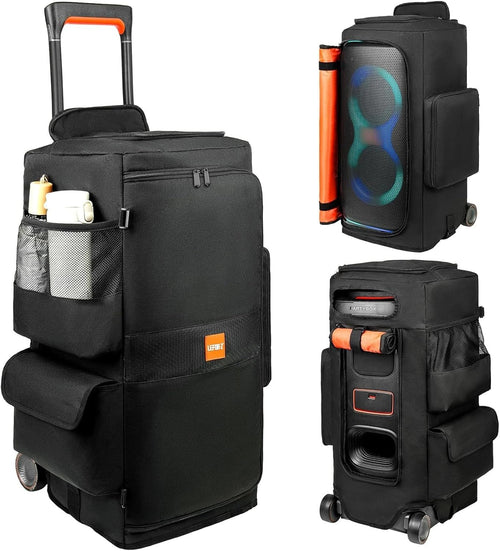 LEFOR·Z Tragetasche für JBL PartyBox Stage 320 / 310, Schwarz-Orange