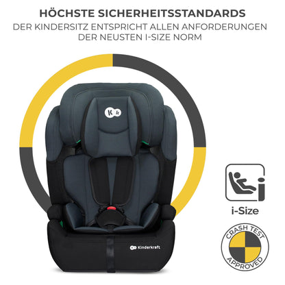 Kinderkraft COMFORT UP I-SIZE Kinderautositz 76-150cm Schwarz