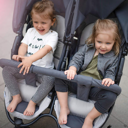 Hauck Roadster Duo SLX Zwillingswagen - Grau/Silber