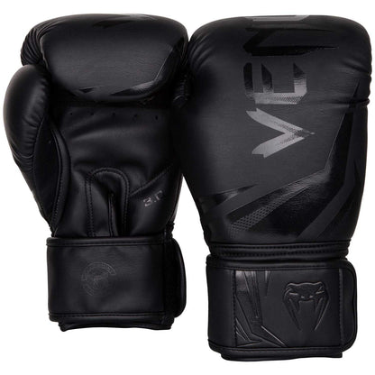 Venum Challenger 3.0 Boxhandschuhe Unisex, 12 Oz, Schwarz