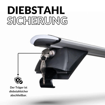 Owen Dachträger 5.0 Pro Relingträger – Silber 120cm