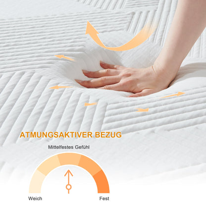 Sleremind Komfort Kaltschaum Matratze - 140x200 cm H3, 24 cm