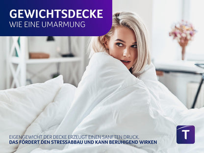Traumnacht Entspannungsdecke Gewichtsdecke – 9kg, 155x220cm