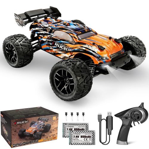 HAIBOXING RC Auto 4WD Offroad Buggy 1:18, 36 km/h, 2.4 GHz mit elastischen Gummirädern