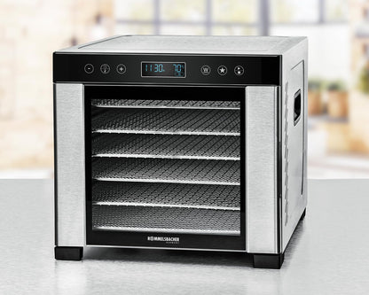 ROMMELSBACHER DA 950 Dörrautomat 6 Edelstahl-Dörrtabletts