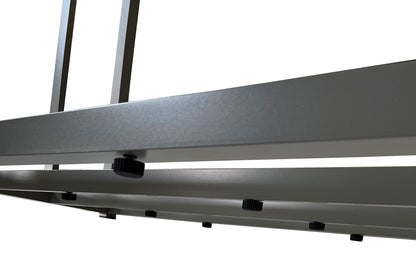 QUICK STAR Metall Kaminholzregal Anthrazit XXL 185x185cm Garten