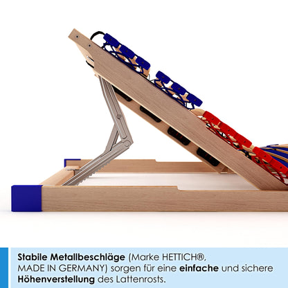 Vario Sleep Best 42 Lattenrost - Kopfteil verstellbar 7 Zonen 90x200cm