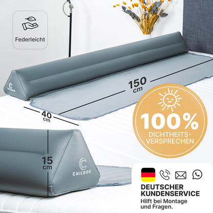 CHILDOO Rausfallschutz Bettgitter Reise aufblasbar - 200cm