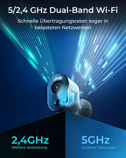 Reolink Argus 3 Ultra 4K Überwachungskamera mit Solarpanel
