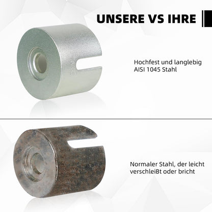 CCLIFE Einpresswerkzeug Silentlager – 22 Druckstücken & 5 Spindeln