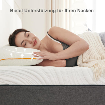 Twirest Kopfkissen 40x80 cm, Memory Foam Schlafkissen im 2er-Set