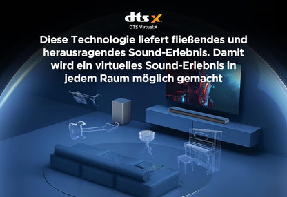 TCL S55HE Soundbar 2.1 Kanal System mit kabellosem Subwoofer