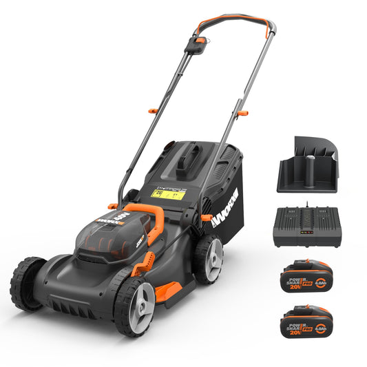 WORX WG743E Akku-Rasenmäher 40V – 2x 4Ah Akku Set